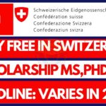 Swiss Government Excellence Scholarship: 2025-2026| No IELTS & Application Fee | Switzerland Scholar